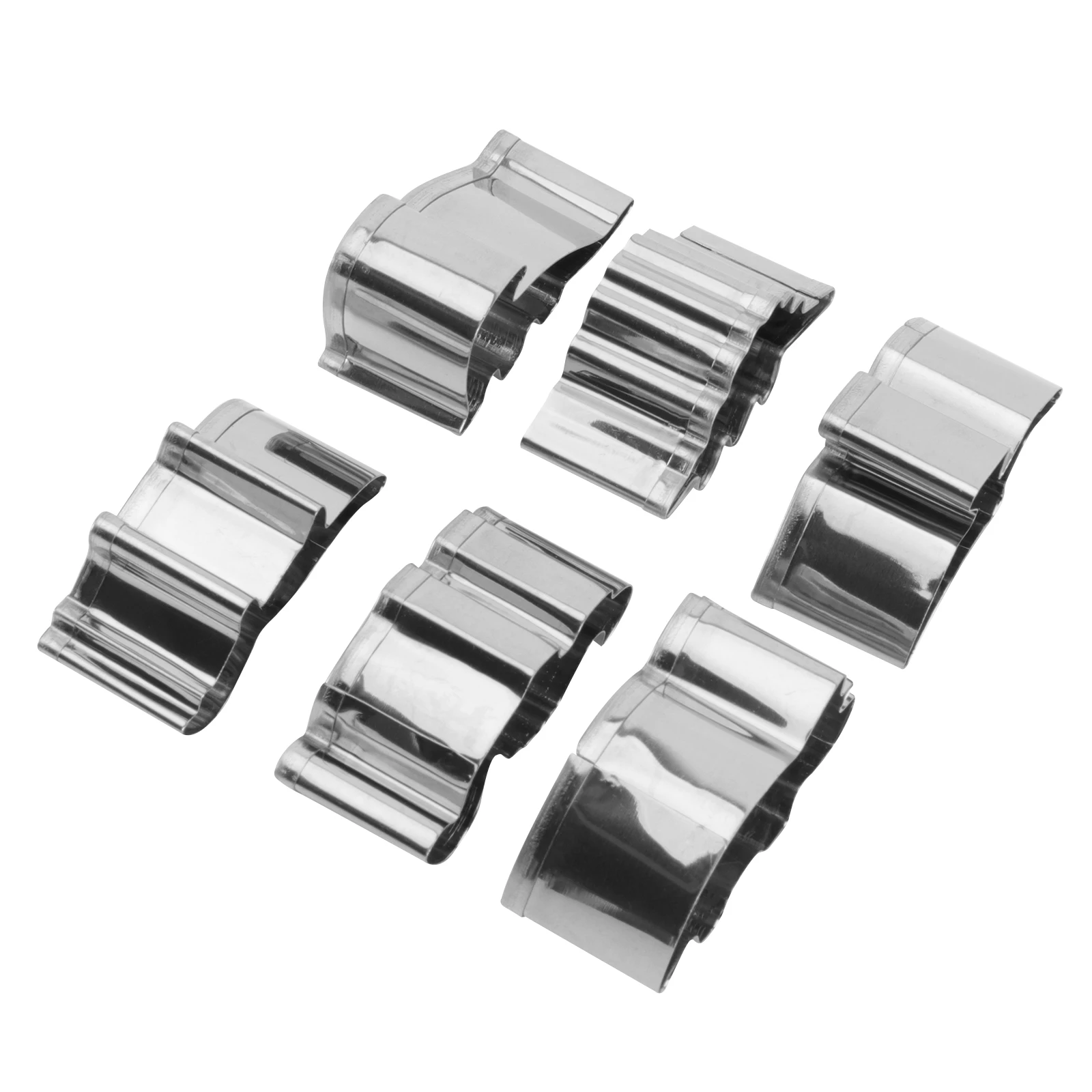 

6 pcs Cookie Cutters Mini Molds Dinosaur Animal Fondant Cake Tool Kit Baby Biscuit Stainless Steel Easy Cleanup Flexible