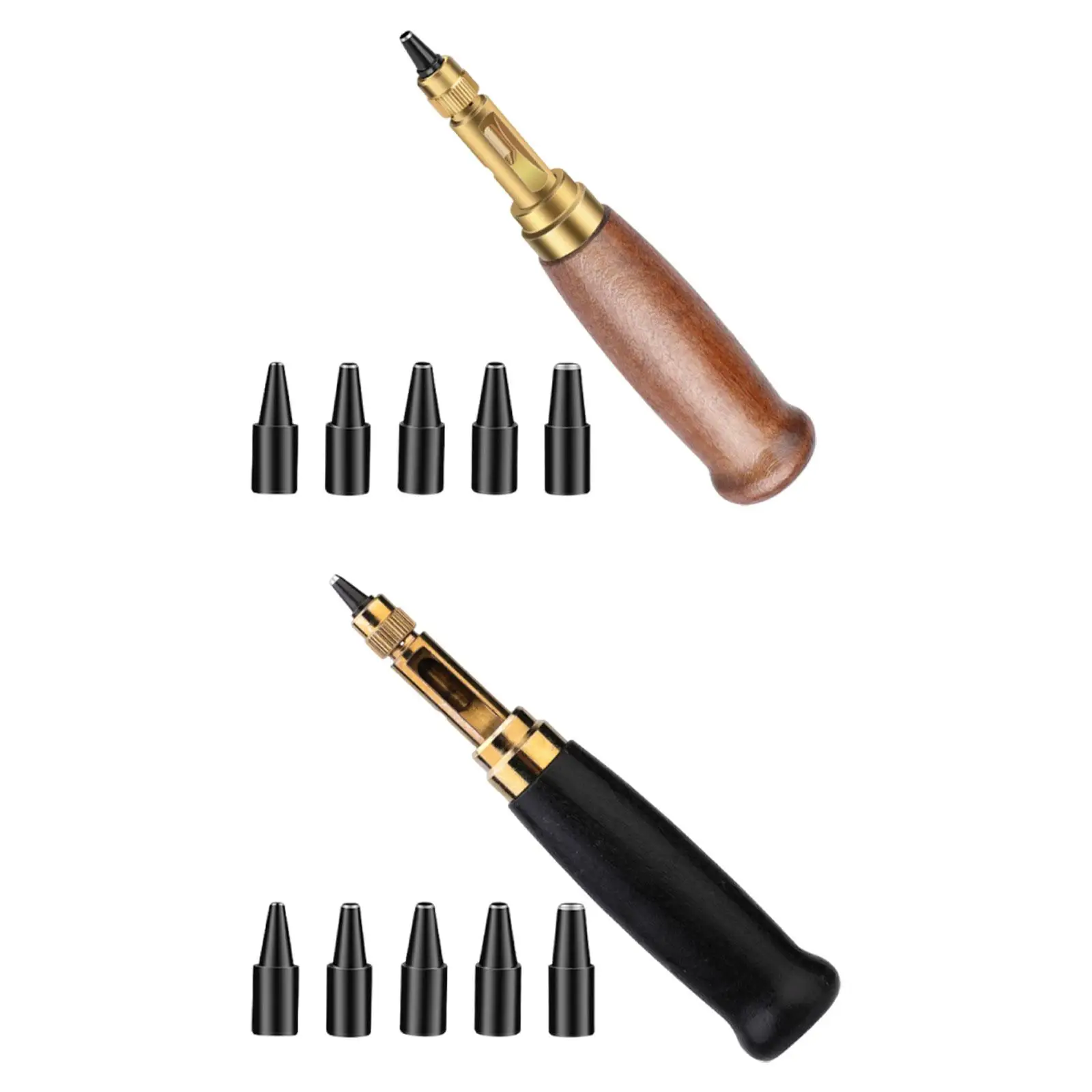 Automatic Leather Hole Punch Set Sturdy Multifunctional with 1.5-4mm Tips