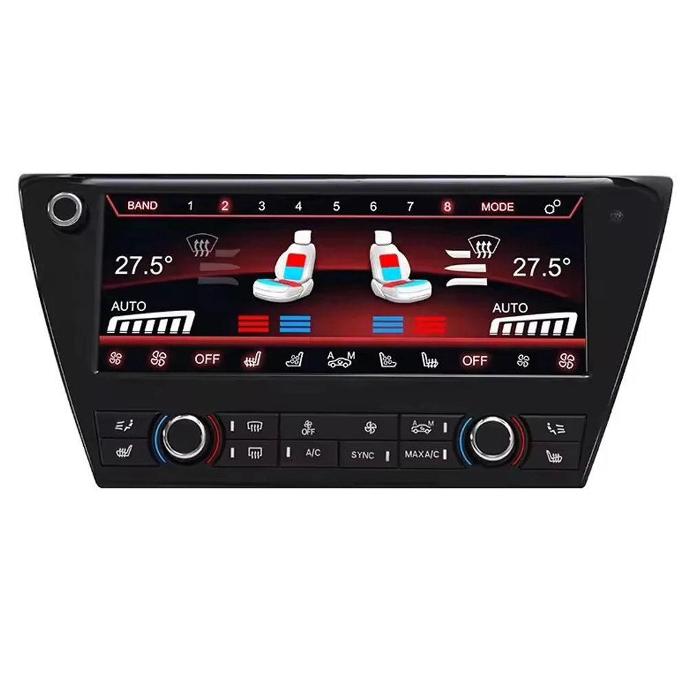 Painel de interruptor de controle de clima aquecedor digital para carro, para bmw x1 f48 x2 f39 8.8 '', tela sensível ao toque, ar condicionado, placa de painel ac