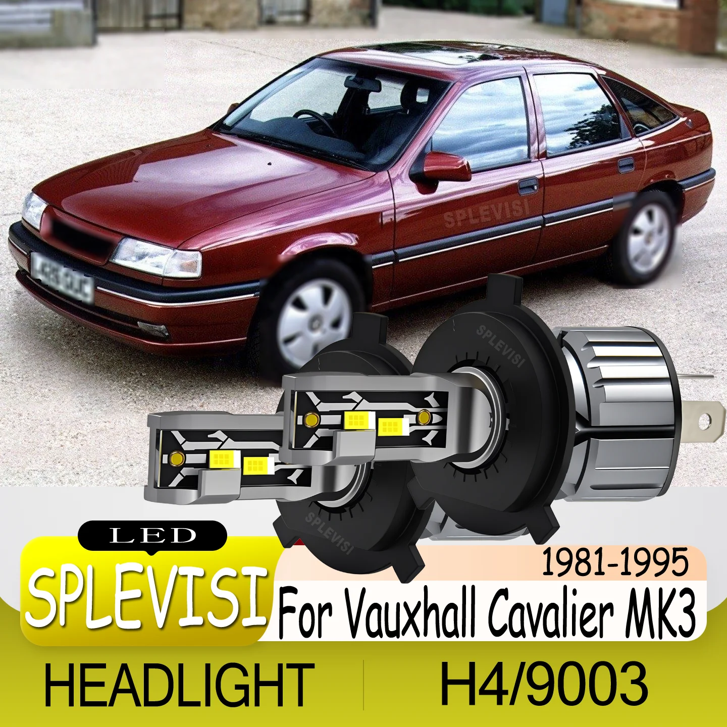 

All-Weather Protection for Rainy and Snowy Days​ LED Headlight For Vauxhall Cavalier MK3 1981-1995 1982 1983 1984 1985 1986