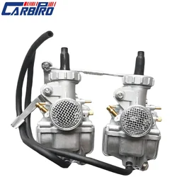 Twin Carburetor Carb For Honda CB200 CB200T 1974 1975 1976