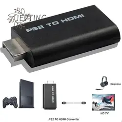 PS2 To HDMI 480i/480p/576i Audio Video Converter Adapter With 3.5mm Audio Output Supports For PS2 Display Modes