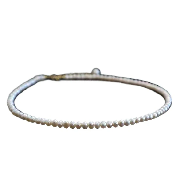 

Natural freshwater pearl necklace, retro high-end neck chain
