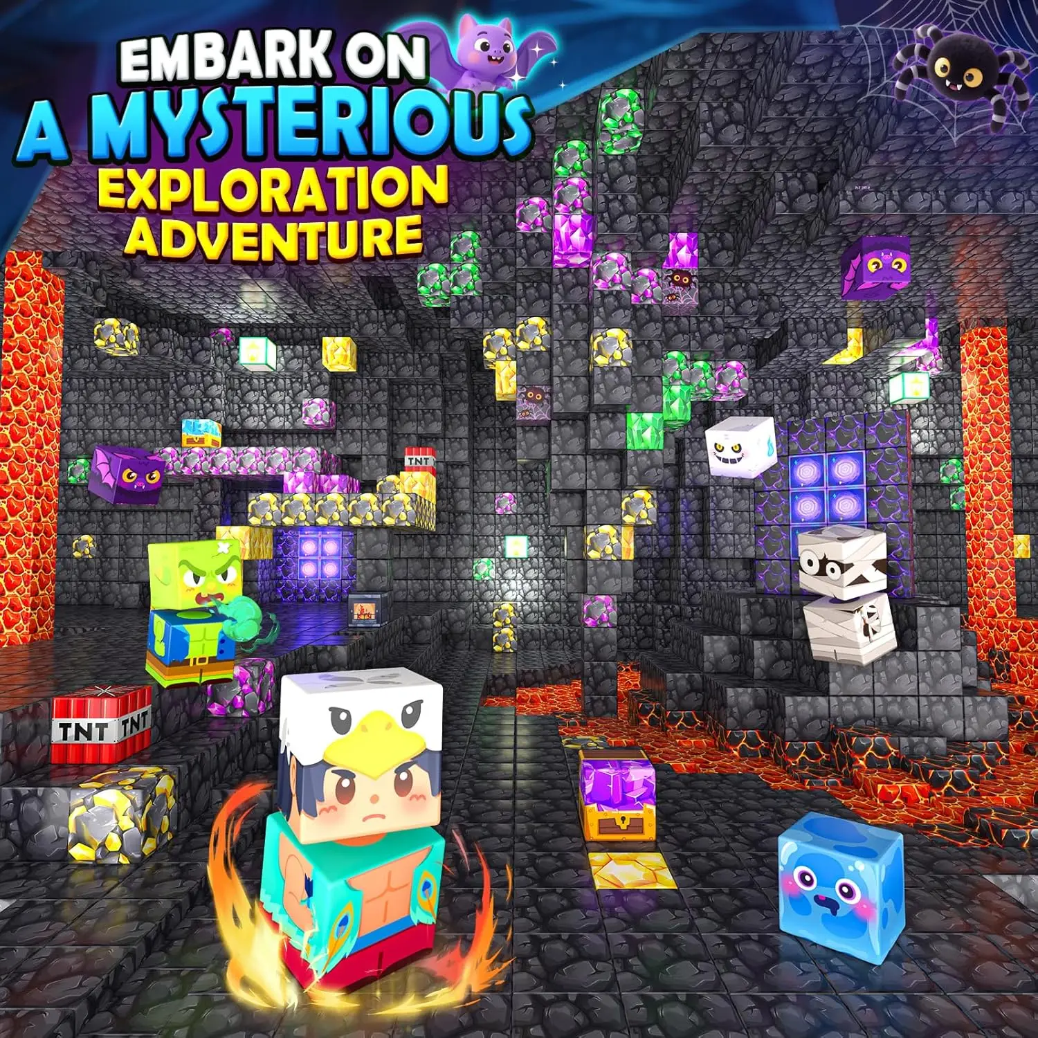 磁気組み立てブロック 森林採掘ビルディングシリーズ STEM教育玩具 DIY組み立て クリエイティブデコレーション ホリデーギフト