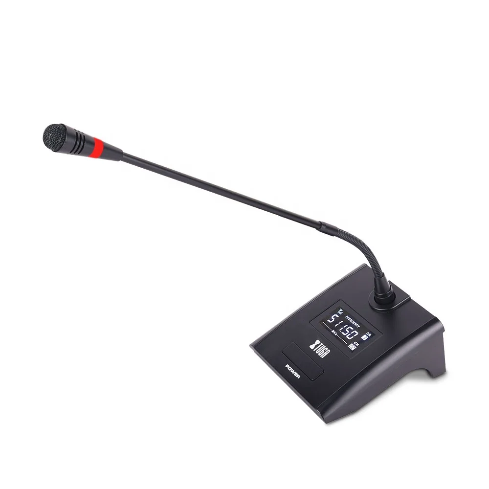 TLF  XTUGA CM280 China Supplier Handheld 8 Channel Wireless Microphone Conference Goose Neck Microphone System