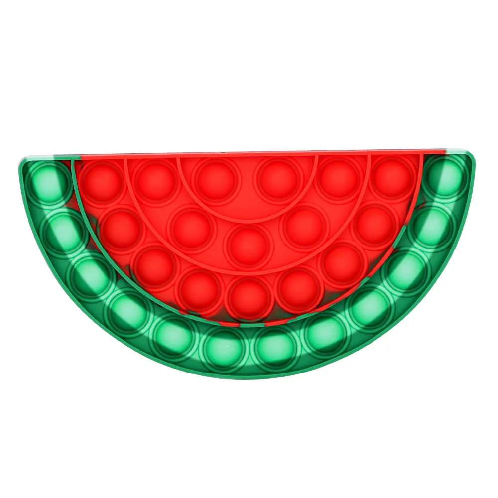 Neues Frucht-Pop-Bubble-Fidget-Spielzeug aus Silikon, sensorisches Quetschspielzeug, Stressabbau-Spielzeug, Anti-Angst-Schreibtischspielzeug, Fidget-Spielzeug, Squishy-Spielzeug – Detail 1