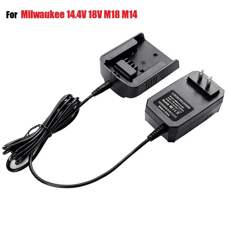 1A Li-ion Battery Charger Fast Charging For Milwaukee 14.4V 18V M18 M14 Lithium Electric Tools Current-Protetion Replacement