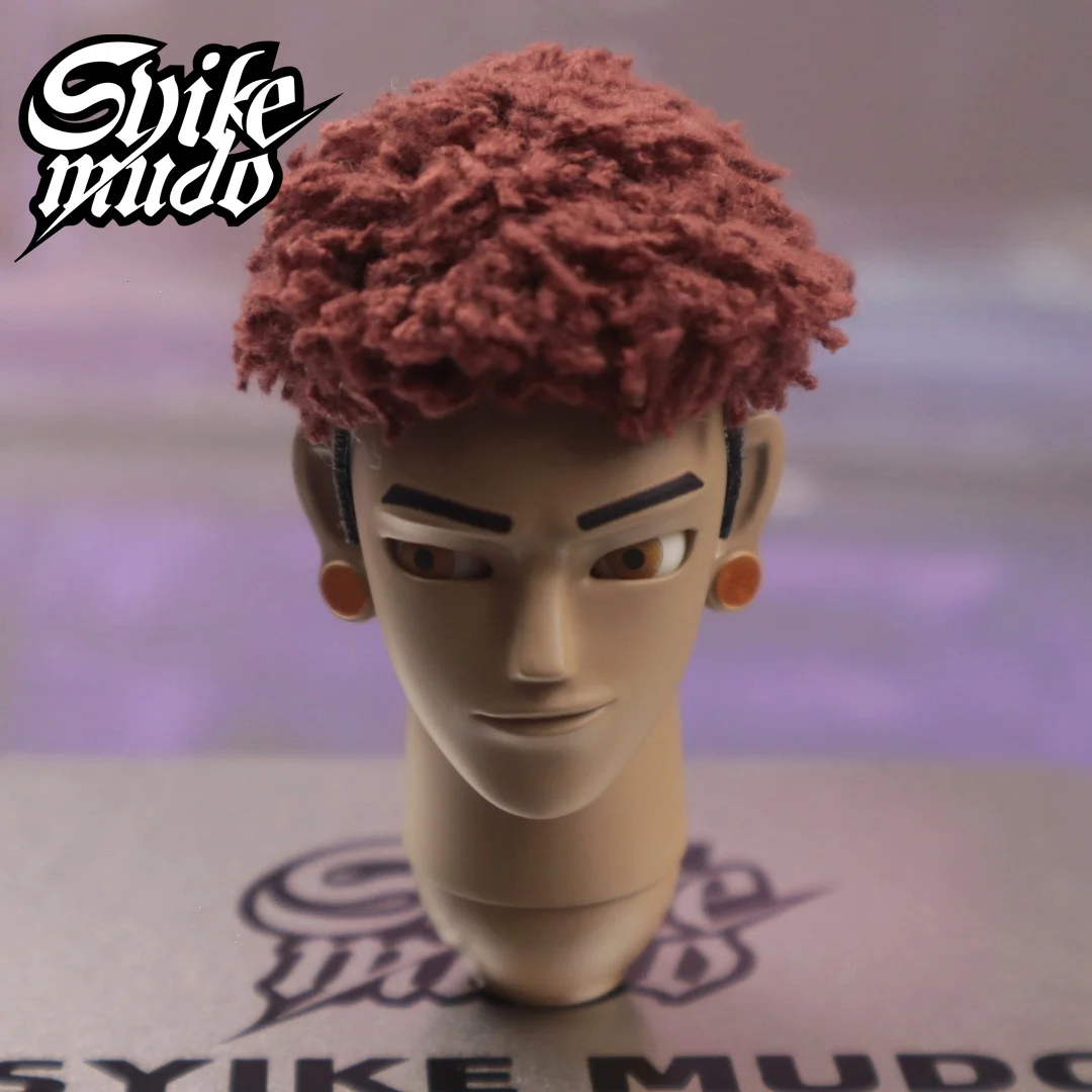 SM.Studio Lucas Cabeça Sculpt, Escultura de Transplante de Cabelo Masculino, Movimento Trendy Eye, Fit 12in Action Figure, 1:6 Limitado