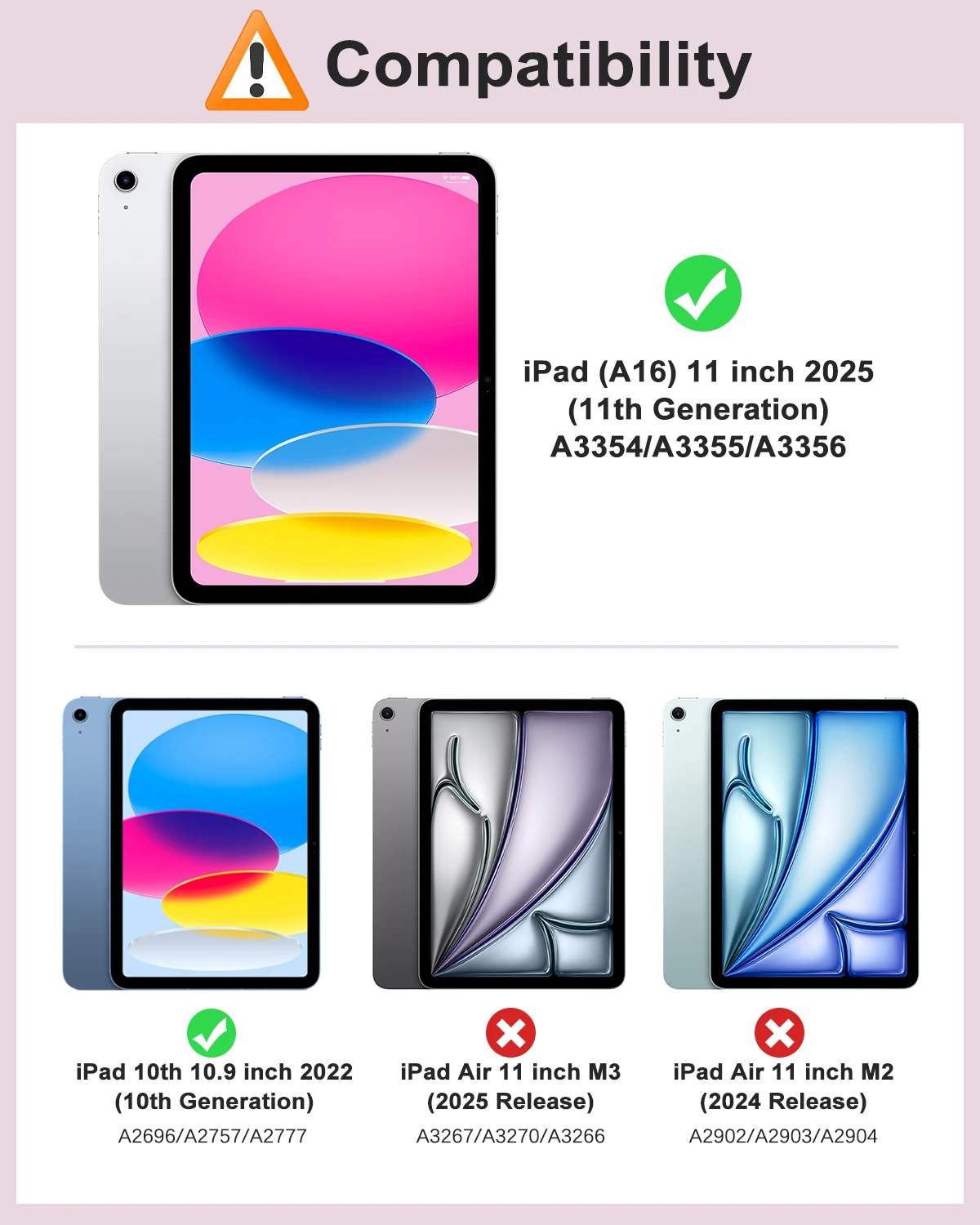 MoKo Case for iPad (A16) 11th Generation 2025/10th Gen 2022, Sparkly iPad 11/10.9 Inch Case, Slim Stand Glitter Cover