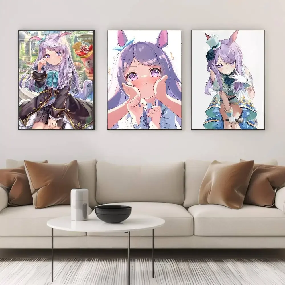 1 قطعة Uma Musume أنيمي جميلة ديربي ميجيرو ماكوين المشارك ملصقات الفن جداريات حائطية ديكور لعبة غرفة ديكور الهدايا HD اللوحة