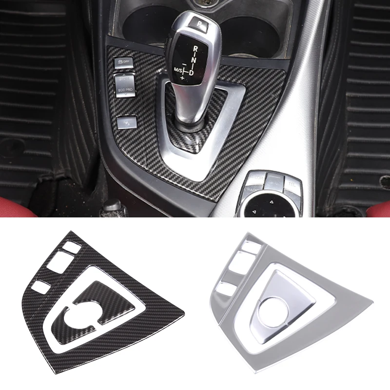 Car Center Console Gear Shift Panel Trim Cover Sticker for BMW 1 2 Series F20 F21 F22 F23 2012-2019 LHD Car Interior Accessories