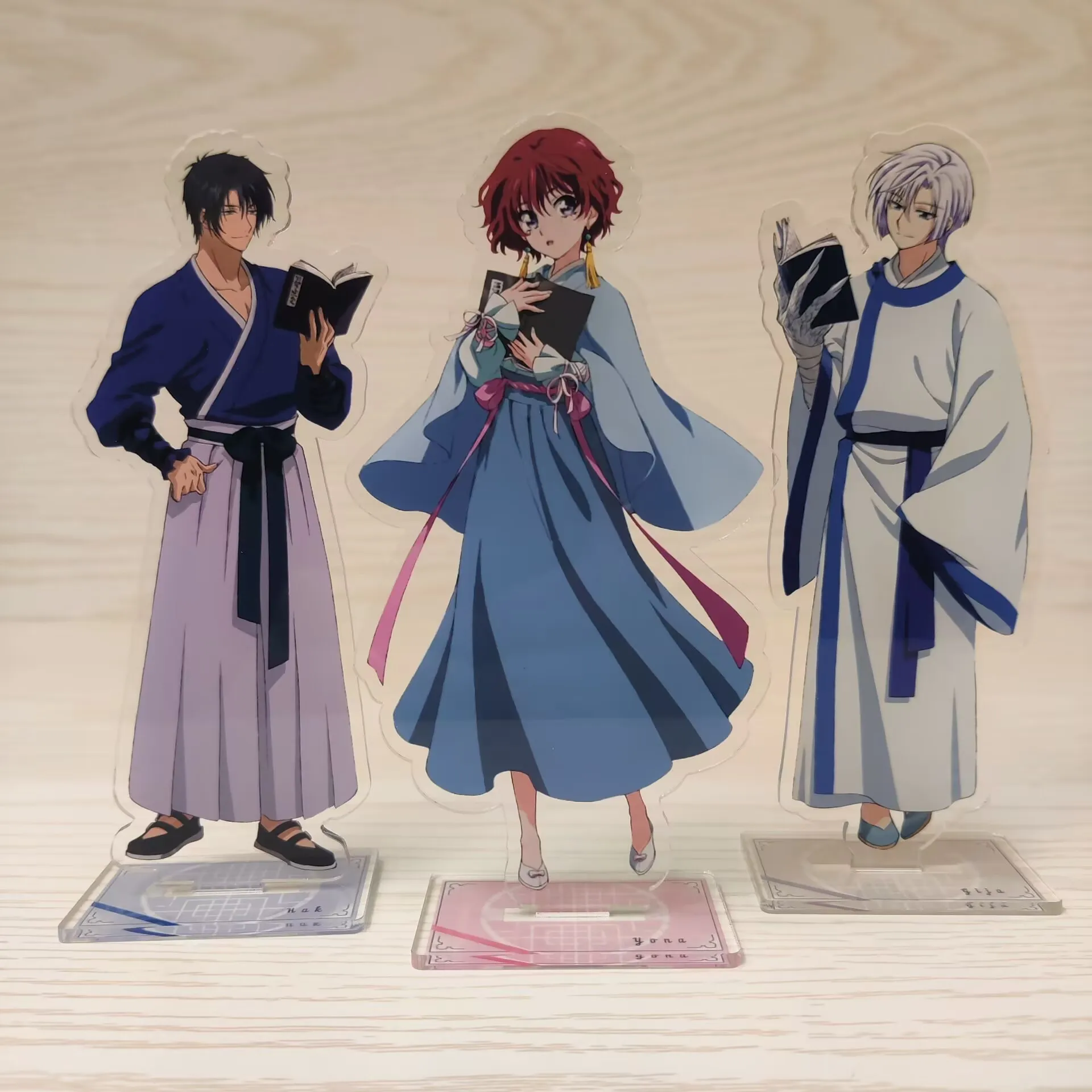 Akatsuki no Yona Anime Figures Yona Suoh Son Haku Cosplay Acrylic Stands Model Plate Desk Decor Prop Fans Christmas Gift 15CM