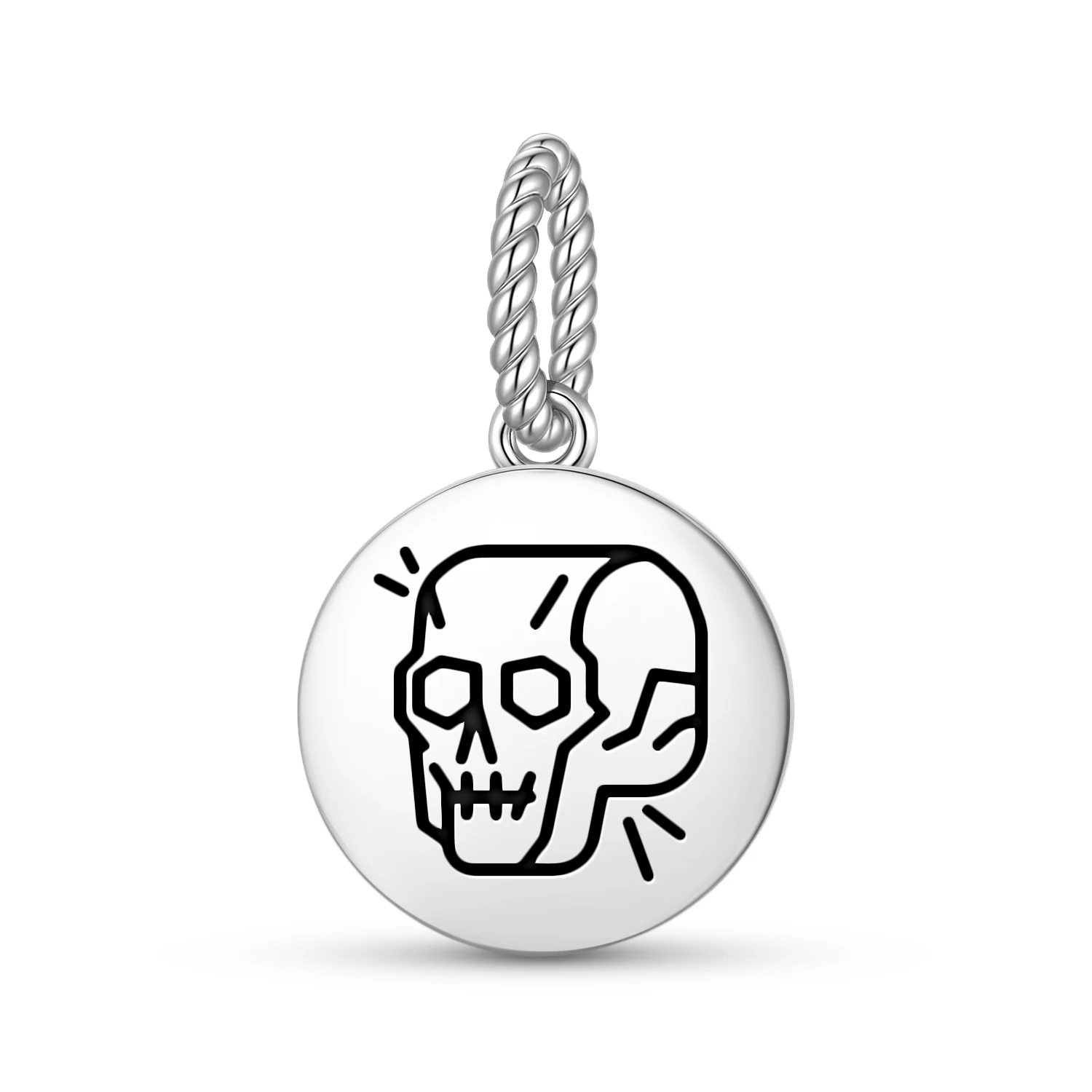 マヤ-クリスタル-スカル-ペンダント-925-スターリングシルバー-シンボル-チャーム-ビーズ-女性用-ブレスレット-ネックレス-ジュエリー-ファッション