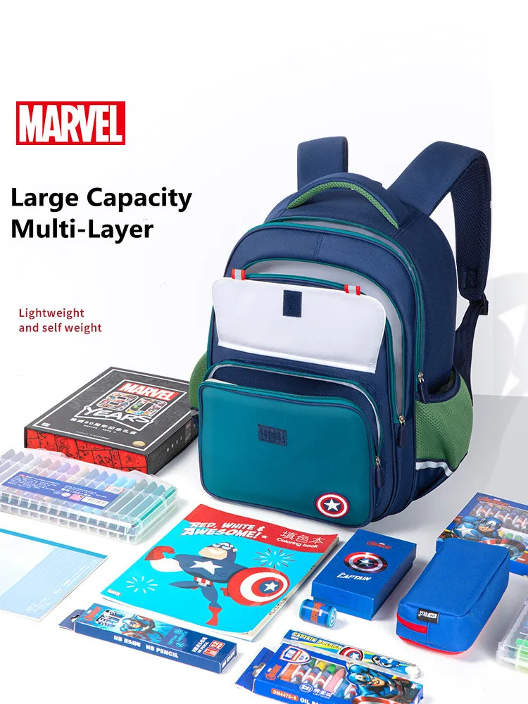 Disney Nieuwe Schooltassen Voor Jongens Meisjes Spider Man Basisschool Schouder Orthopedische Rugzak Grote Capaciteit Kids Geschenken Mochilas