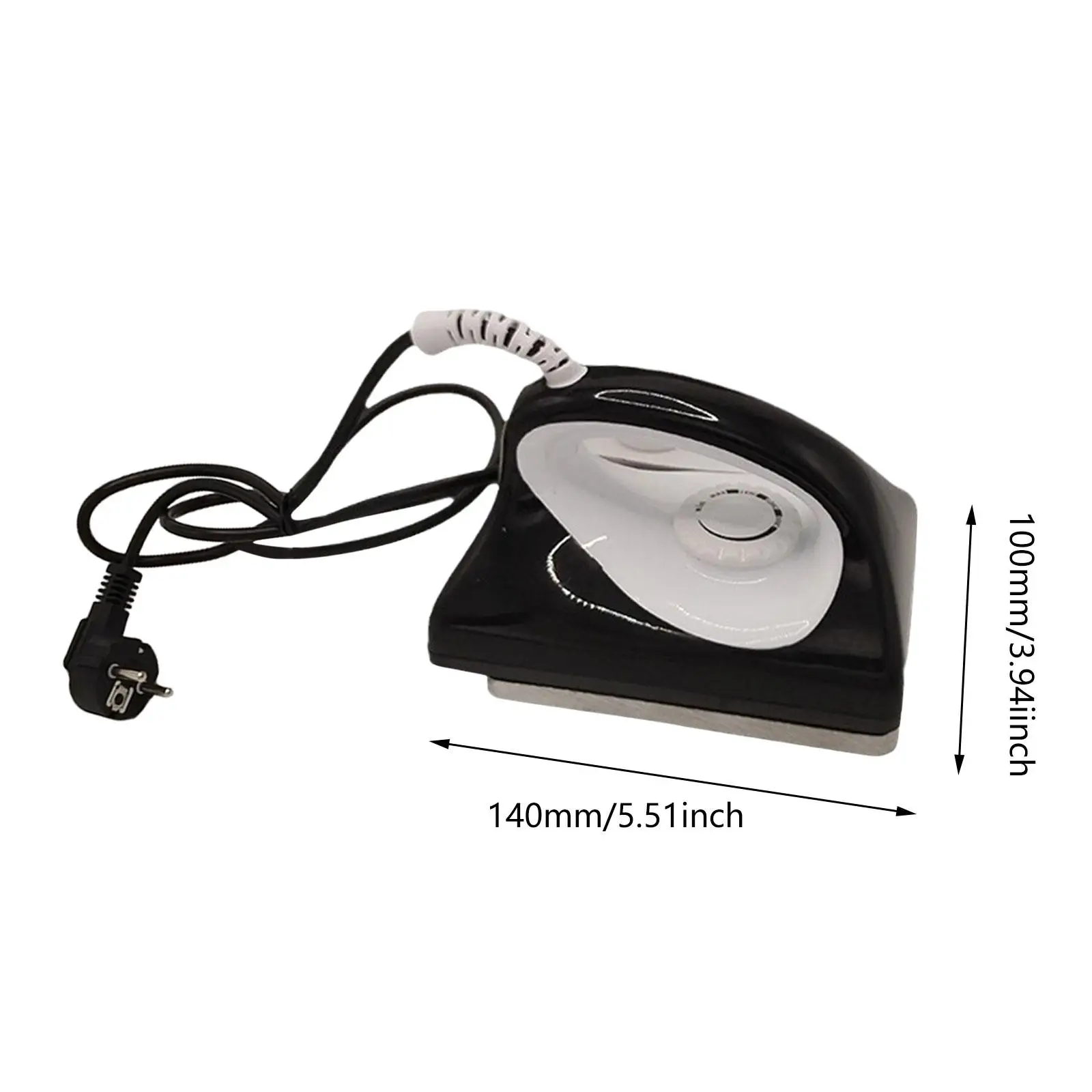 Adjustable Temp Ski Waxing Iron Metal 800W Snowboard Maintenance Tool Compact 14x10x10cm for Fast Glide Tuning
