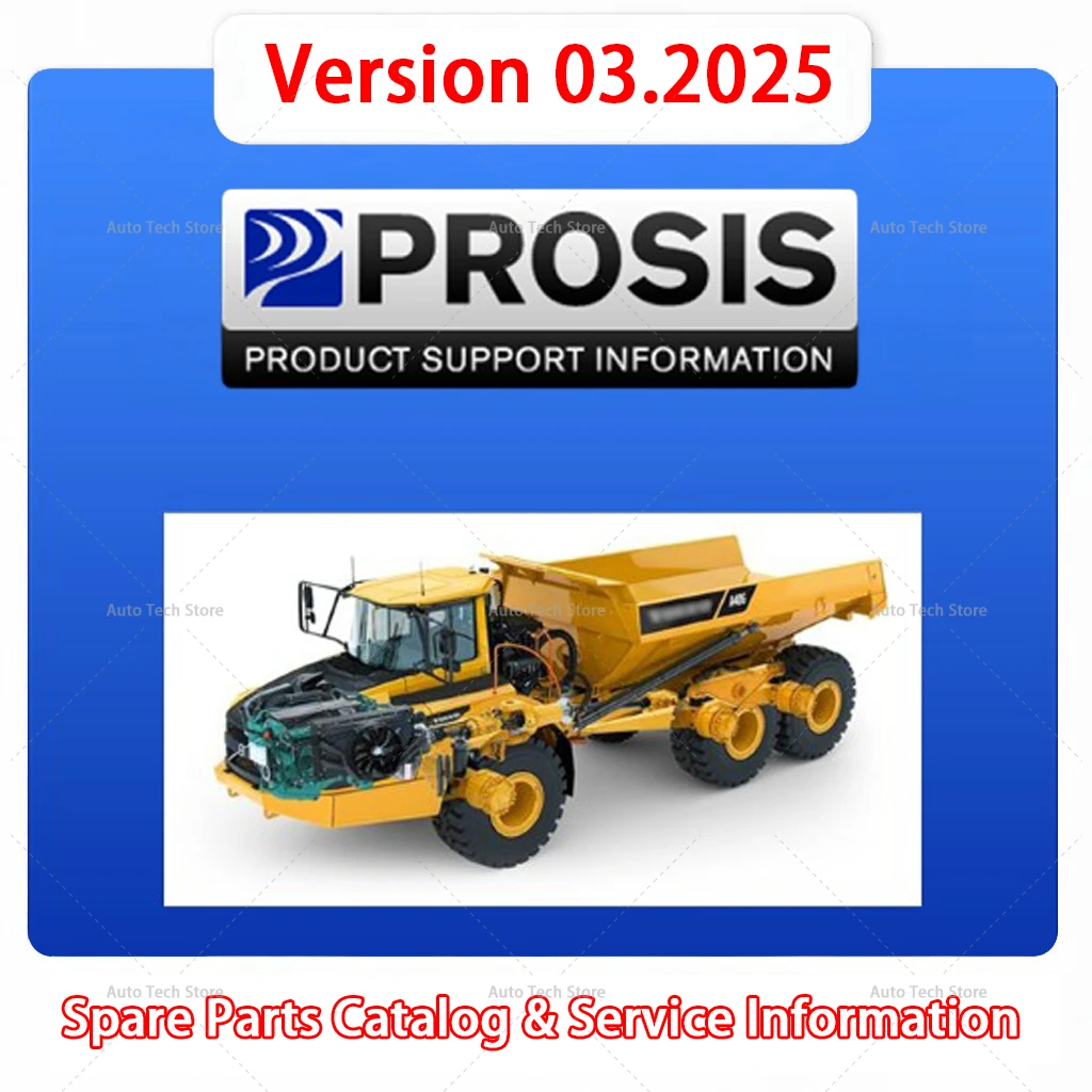 Neueste 03.2025 PROSIS Offline-Teilekatalog und Serviceinformationen für Baumaschinen