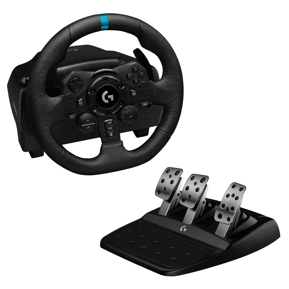 G923 Racing Wheel and Pedals for PS 5, PS4 and PC featuring TRUEFORCE up to 1000 Hz Force Feedback