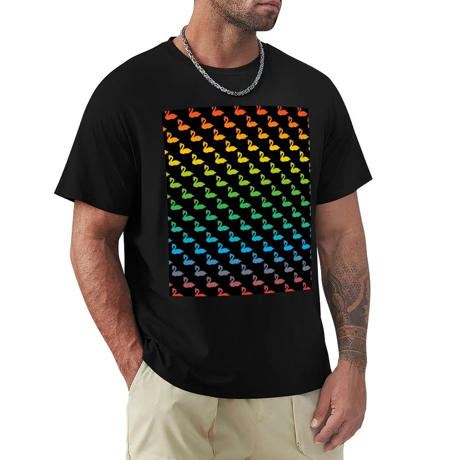 

SWAN QUEEN TIME!!! T-Shirt funny shirt cotton luxury clothing labubu T-shirt men