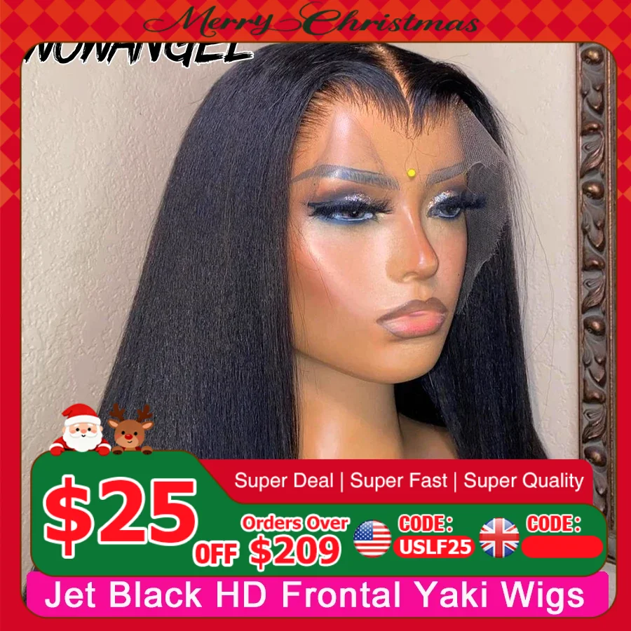 女性用レースフロントウィッグ,ロイヤルとエンジェルジェット,ナチュラルスムース,ヤキ,5x5 hd,事前に抜いた,HD,13x 6,13x4