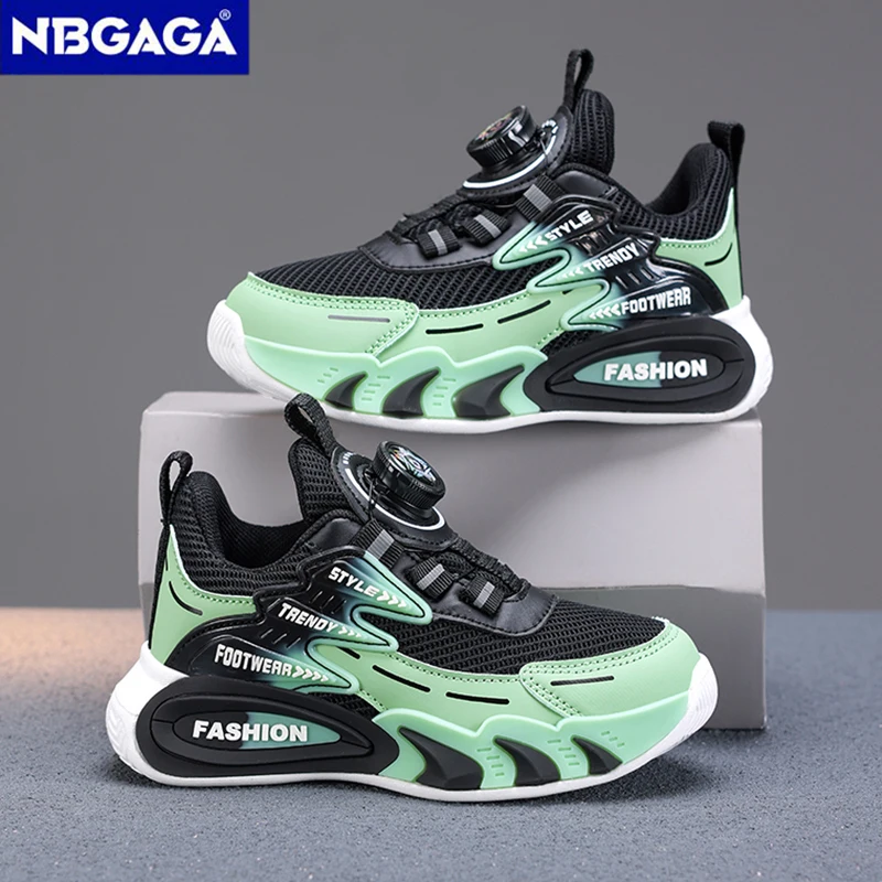 Breathable & Lightweight Boys Running Shoes Summer Outdoor Mesh Sneakers for Children Casual Tennis Sports Footwear 5-16 Years