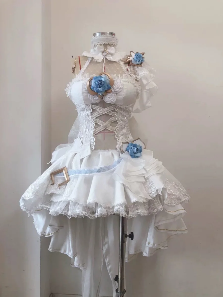 

COWOWO Honkai Impact 3 Rita Rossweisse Bride Cosplay Costume Cos Game Anime Party Uniform Hallowen Play Role Clothes Clothing