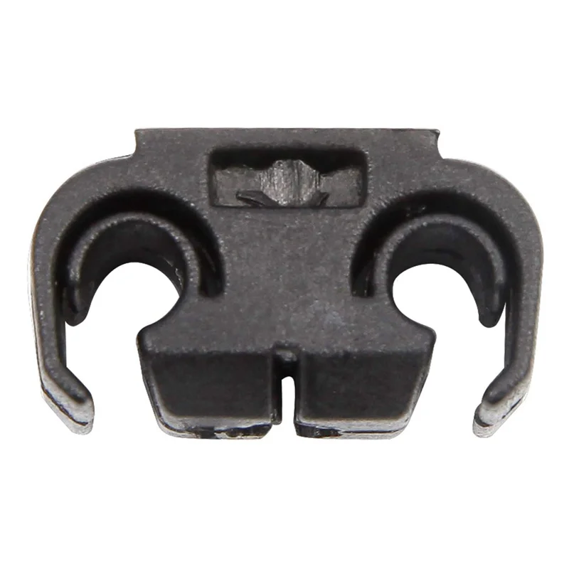 

200PCS 2 Point Brake Pipe Line Retaining Clip Holder Bracket 811611797 Double Conduit Base Brake Cable Clip 4.75Mm Black-A93R