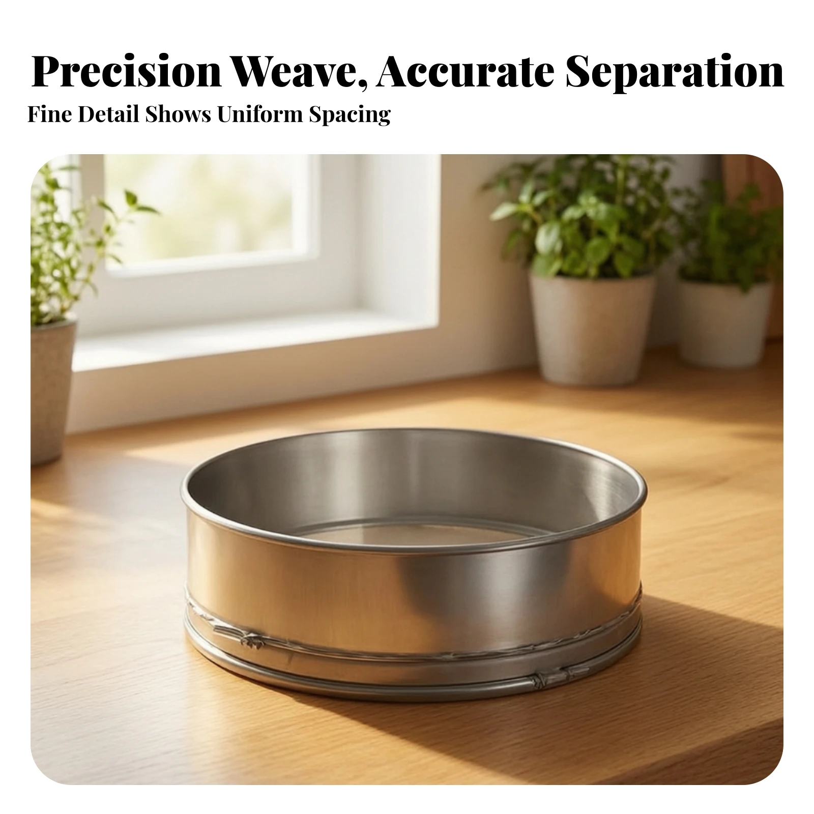 Sieve Screen with Removable Mesh Long-Lasting Vibrating Sifter Kitchen Tool Easy to Clean for Industrial Screening