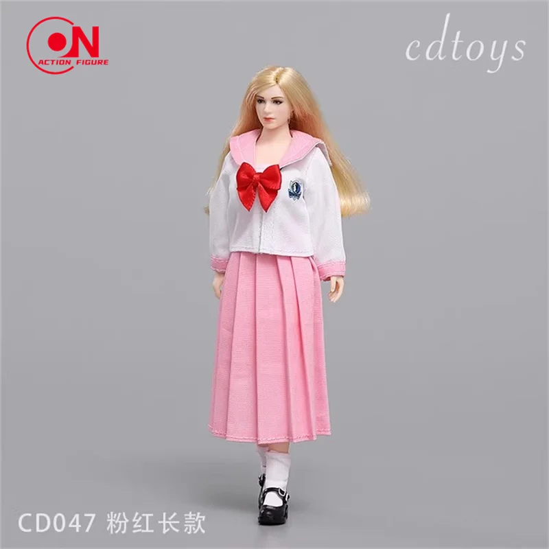 cdtoys cd047 1/12 Scale Girl Sailor Suit JK School Uniform Clothes Model Fit 6-inch Female Soldier Action Figure Body