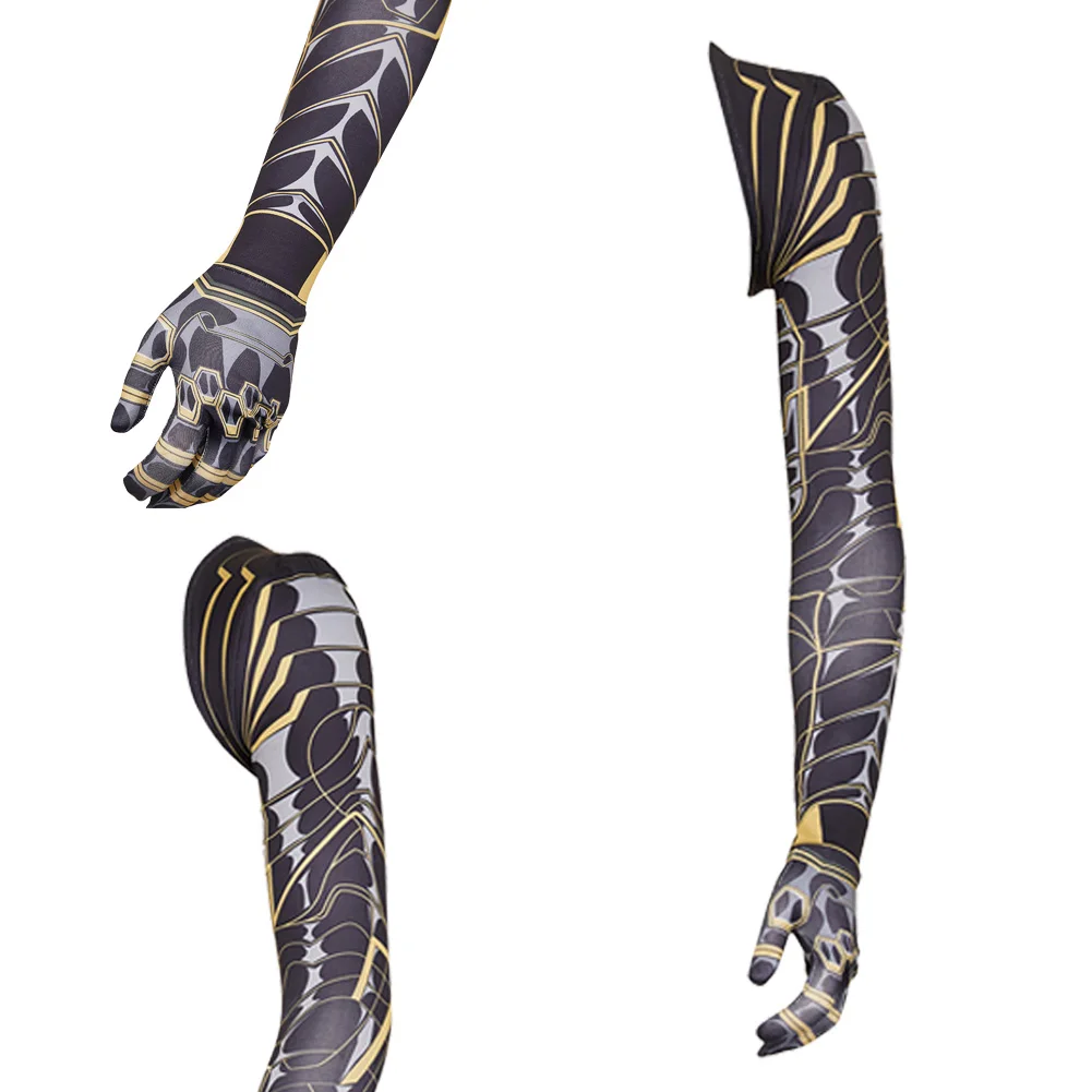 Movie Bolts of Thunder 코스프레 Bucky Barnes Glove Hallowmas 파티 카니발 역할 놀이 소품 의상 정장 복장 액세서리