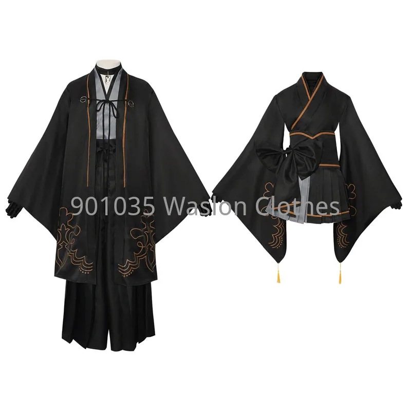 

Nier Automata Yorha 2B 9S Cosplay Costume Women Men Anime Cosplay Clothes Kimono Holloween Party Cool Black Uniforms Full Suit