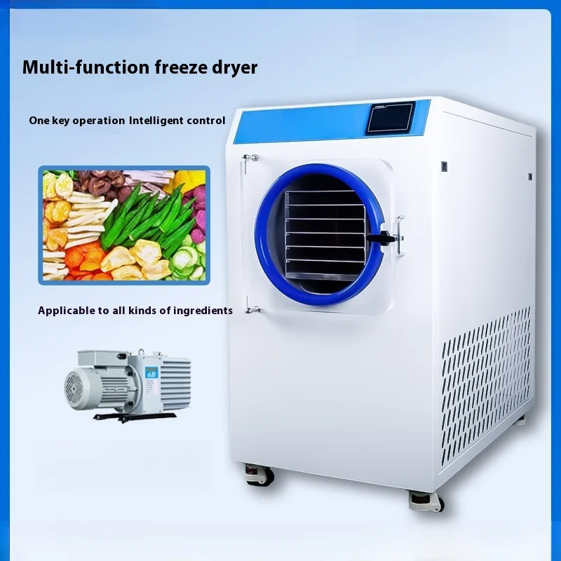 Freeze Dryer Machine For Household Small Food, Fruits Chinese Herbs, Snacks, Vacuum Freeze-drying Machine For Commercial Use