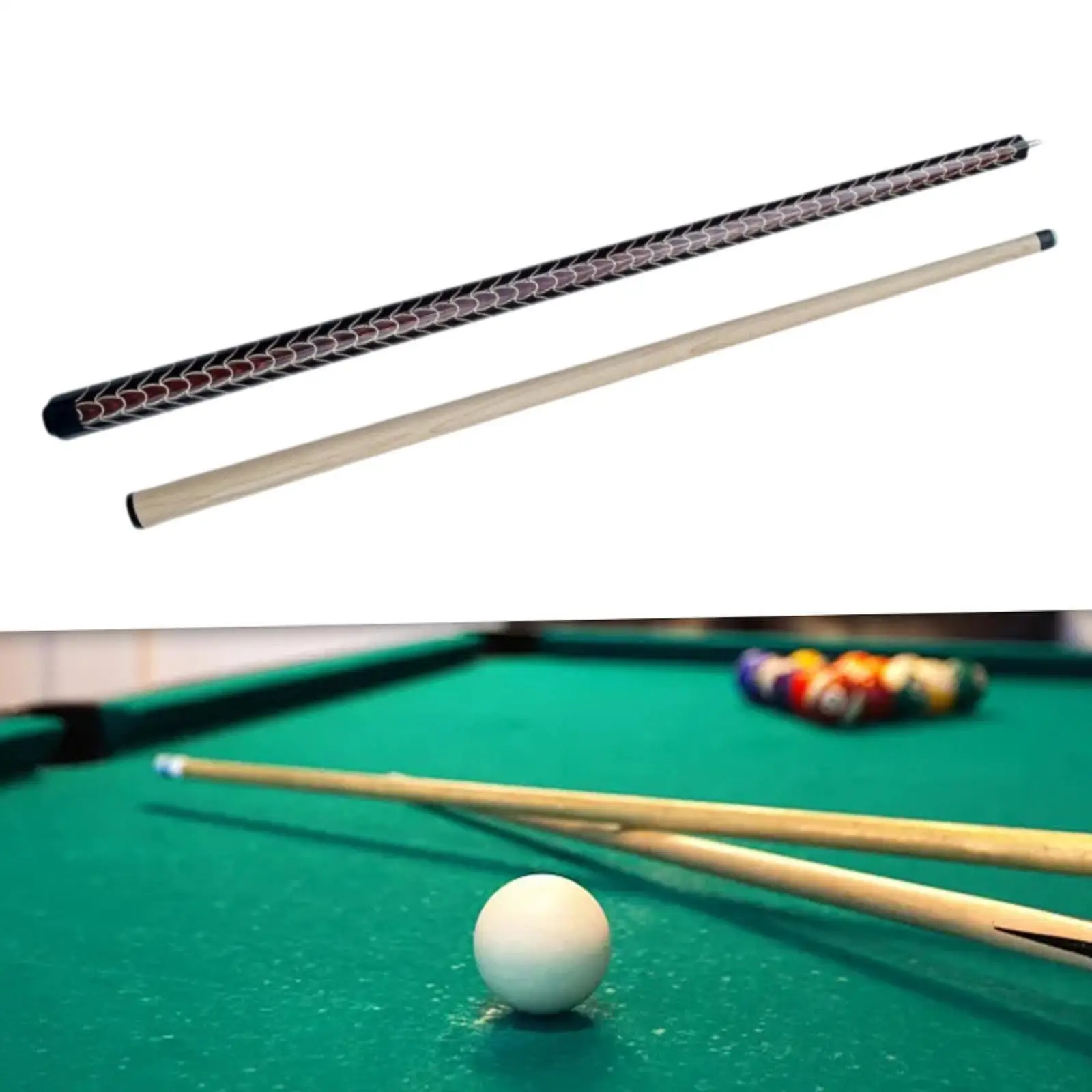 Billiard Pool Cue Stick Economic Wooden Billiard Cue for Pool Game Bar Adult