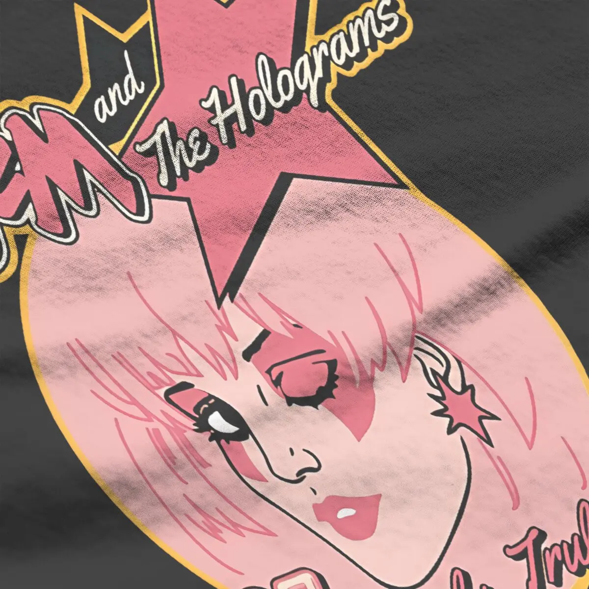Jem e The Holograms Jem thalesive Tour Tshirt Homme top Unisex Blusas poliestere T Shirt per le donne