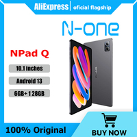 N-ONE NPad Q 10.1'' Tablet PC Android 13 6GB RAM +128GB ROM 8-Cores MTK8183 1280*800 FHD IPS WiFi BT5.0 Type-C Port