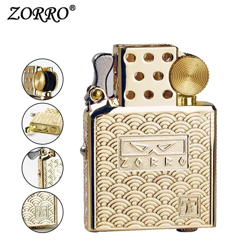 ZORR 902 Inner Tank Kerosene Lighter Creative Officer Second Generation Genuine Universal Movement Kerosene