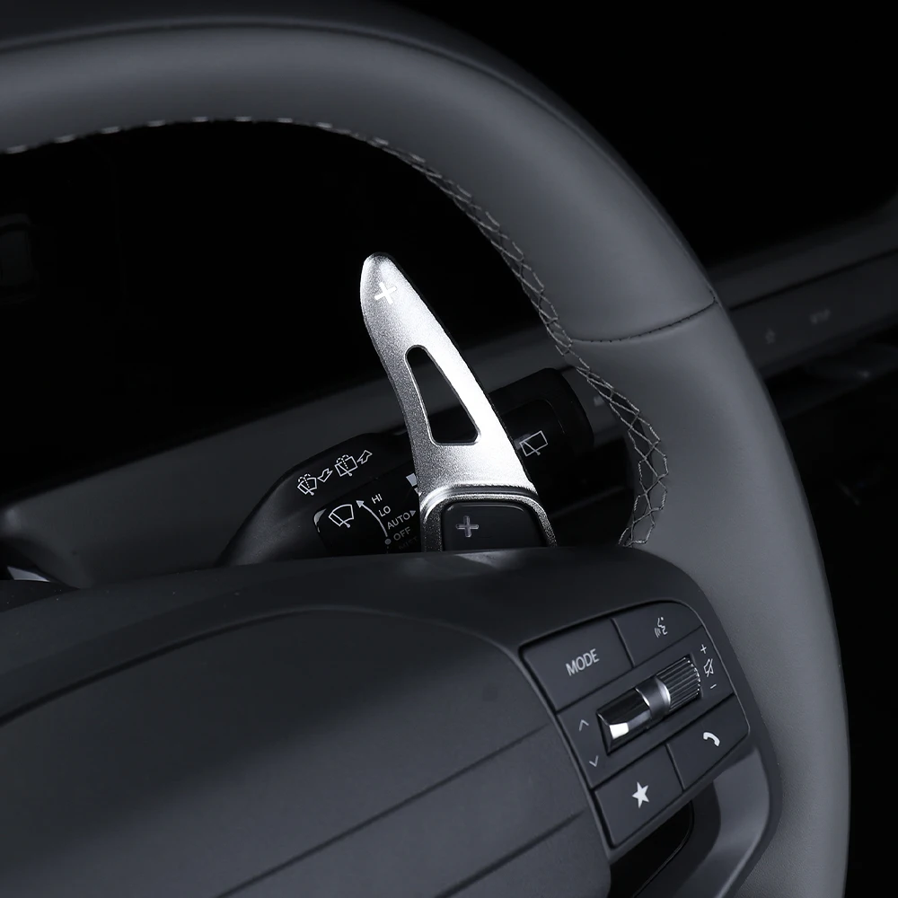 2 個アルミレッドシルバーステアリングホイールシフトパドルホイールシフター延長起亜 K4/K4 GT 2025LHD/RHD