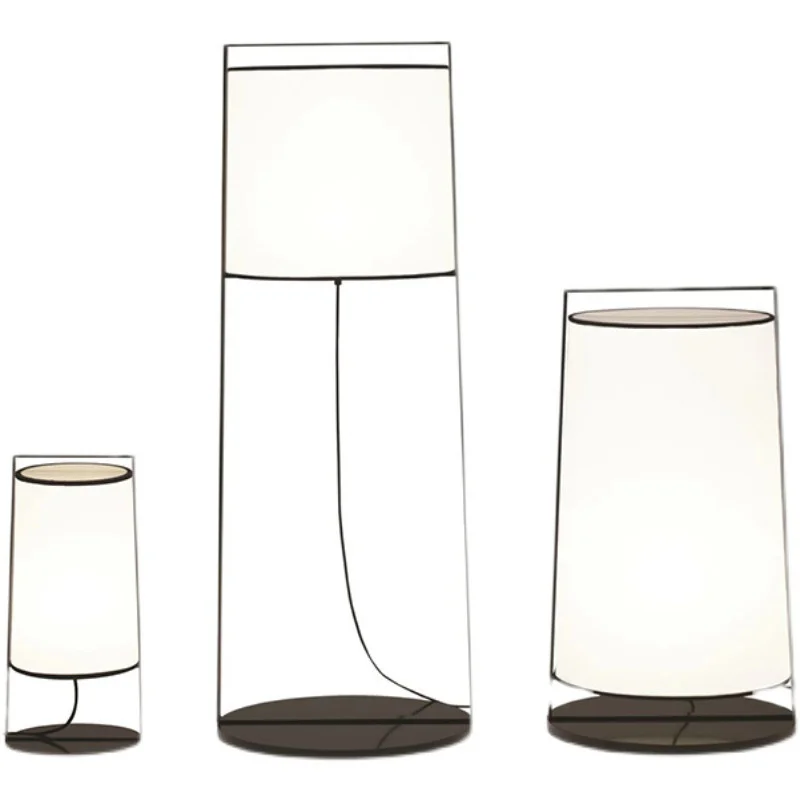 Wholesale Low Price Fabric Floor Lamp Standing Modern Decorative Lighting Nordic LED Table Lamp for Hotel Home