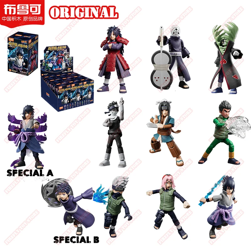 Juego de animación Original de Naruto, juguetes periféricos, Galaxy Vol.4 Sasuke Sakura Obito, ensamblaje, modelo de acción móvil, colección de figuras
