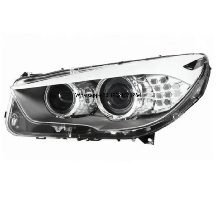 

New for 5 Series GT F07 2010-16 LED Headlight 6000k Color Temperature Xenon HID Lamp Amber Light Plastic Material 12V