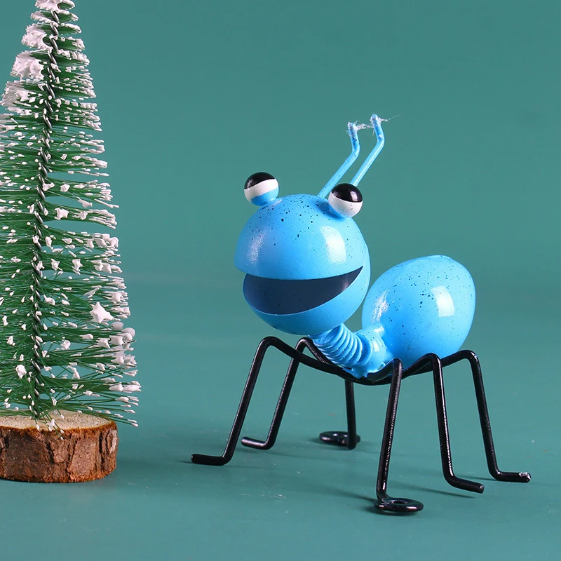 Iron Ant Ornament Garden Creative Home Ornament Simulation Ant Wall Hanging Home Decoration Crafts Outdoor Garden Decoration image 3