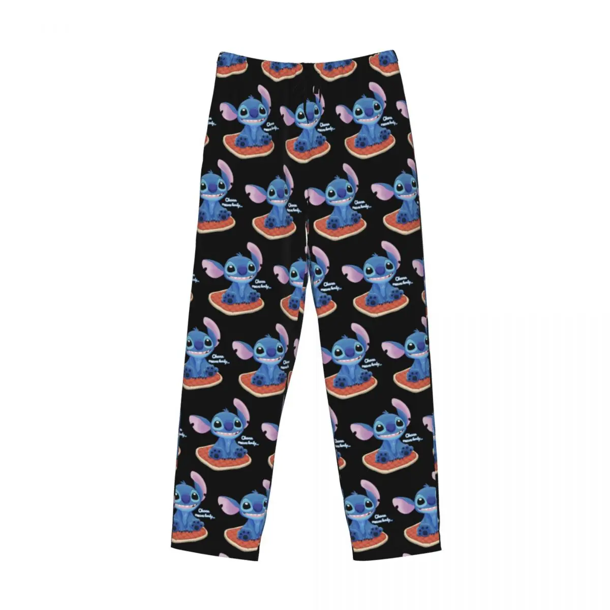 Pantalon de pyjama point de dessin animé personnalisé pour hommes, vêtements de nuit, bas de sommeil lounge, commandé avec poches