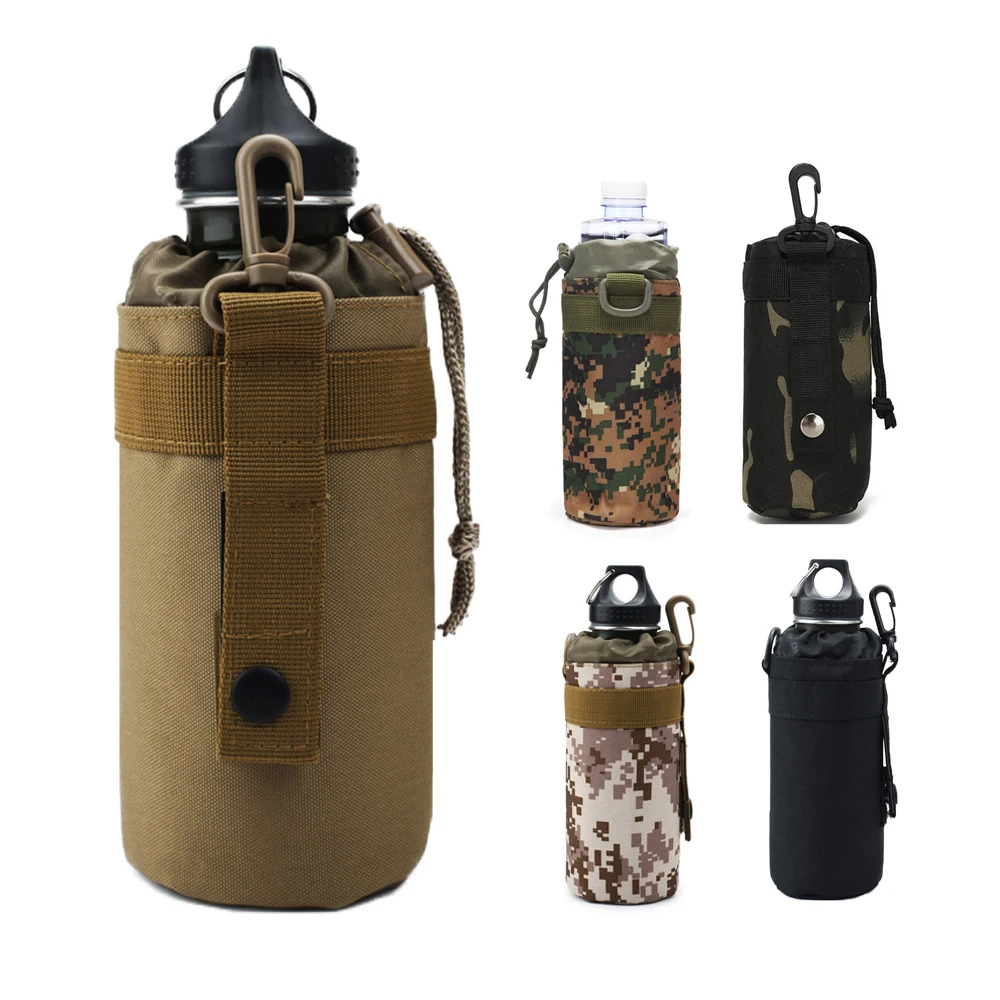 Outdoor travel kettle bag camping Mountaineering Tool Storage bag hanging Molle system backpack bicycle waterbottle bag WaistBag