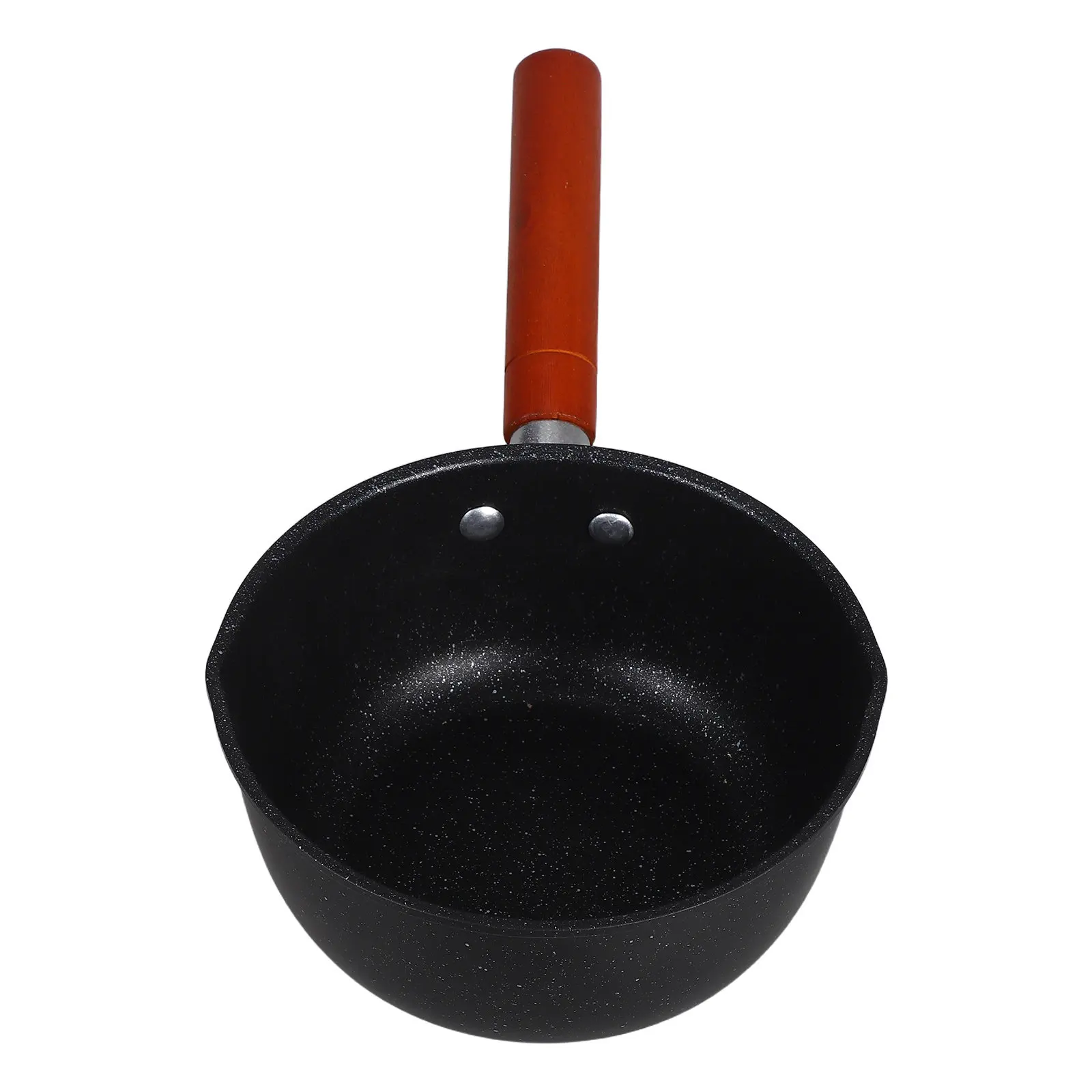 Japanese Style Non-Stick Milk Pot Multi-Functional Cooking Saucepan for Soup Boiling Milk Small Stockpot with Handle Easy Clean