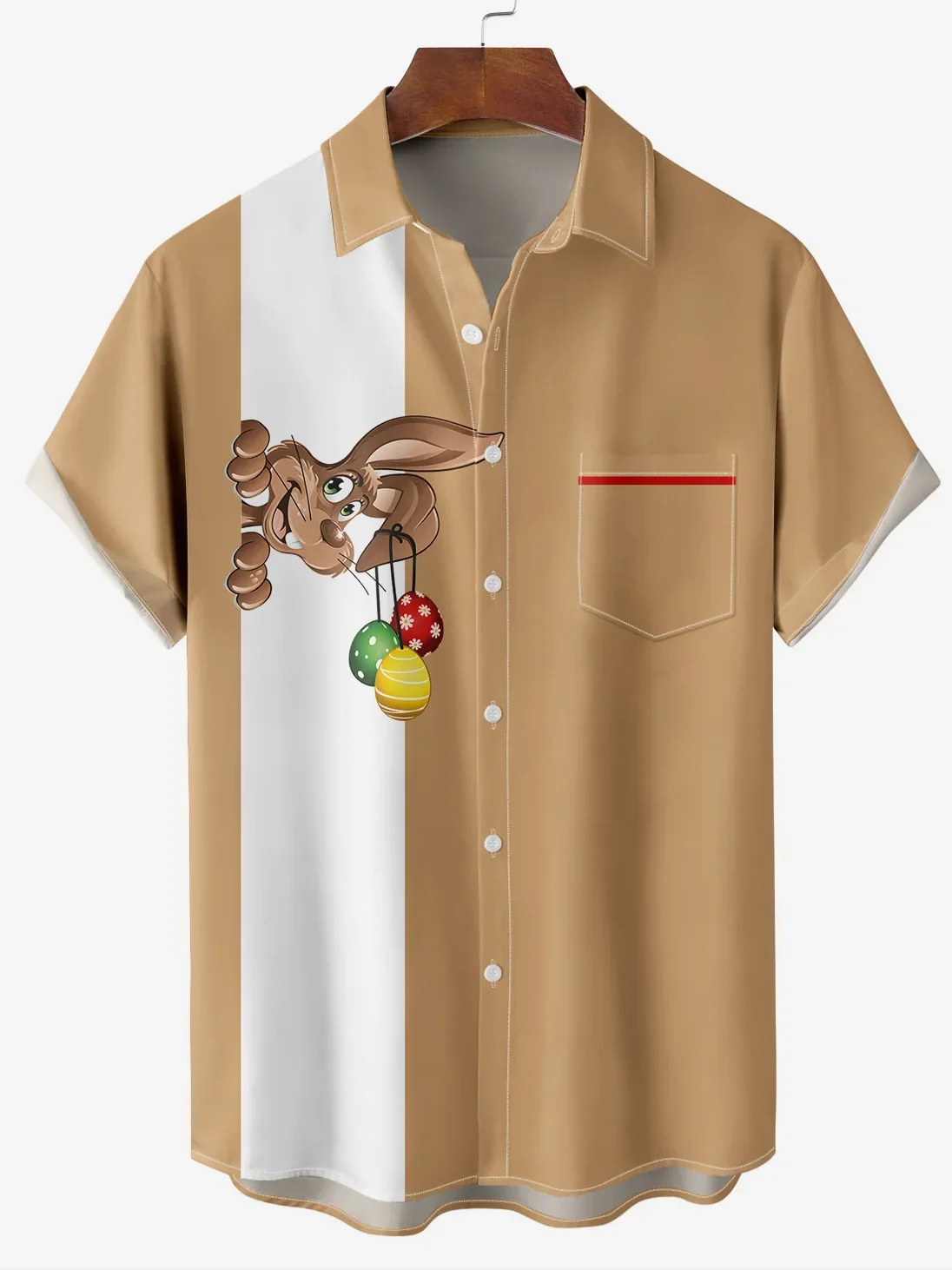 

3D Print Summer Men's Casual Shirt Short-Sleeved Outdoor Streetwear Comfortable Loose Hawaiian Style for Men Daily Wear