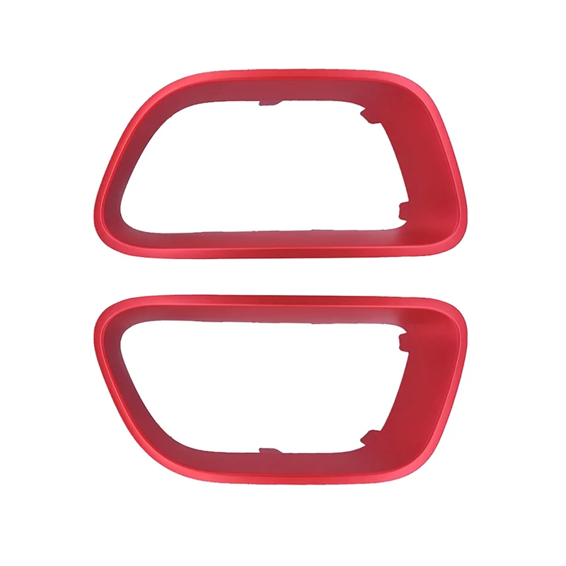 

1 пара переднего бампера автомобиля, декоративная рамка «ангельские глазки», ремонт для Citroen C5 Aircross 9817829477 9817829377, красный