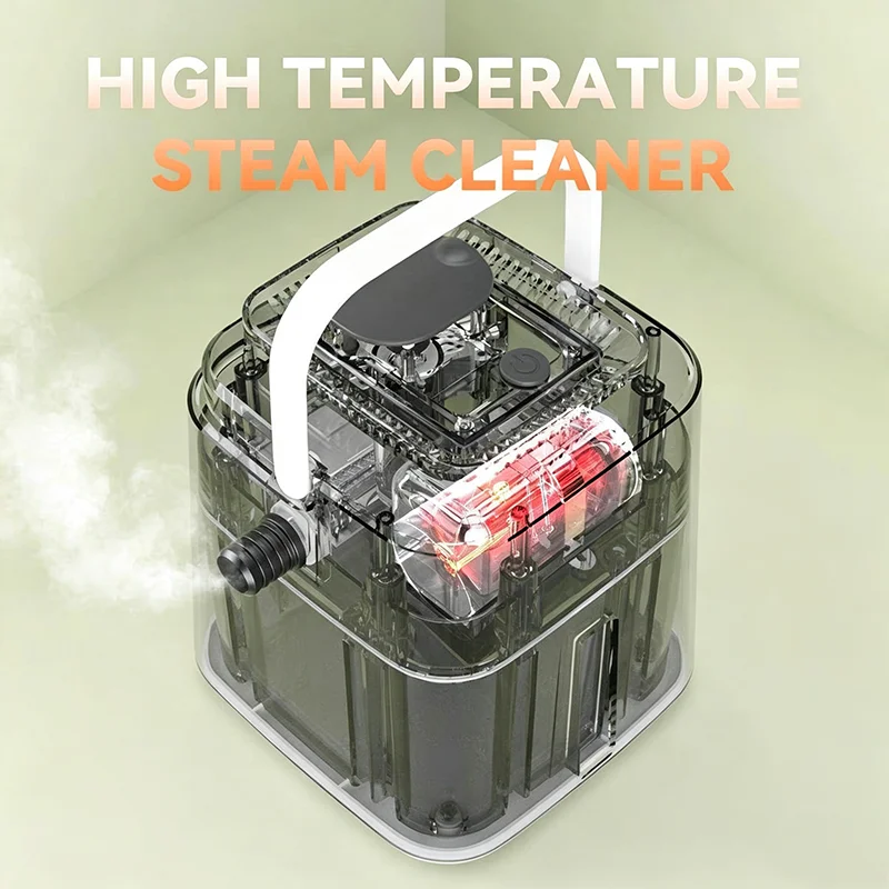 Limpador a Vapor Portátil de Alta Pressão com Múltiplos Bicos para Limpeza Doméstica, Cozinha, Carro e Janelas