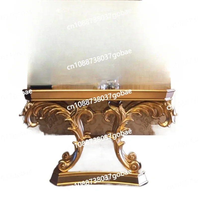 Entrance Table Semi-round Table Spot Foyer Cabinet Decorative Partition Entrance Cabinet