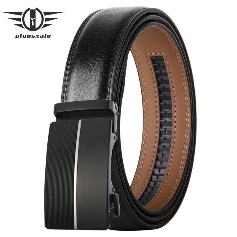 High Quality Brand Brown White Belts Genuine Leather Luxury Strap Male Belt for Man Cintos Masculinos Ceinture Homme 2026 B434