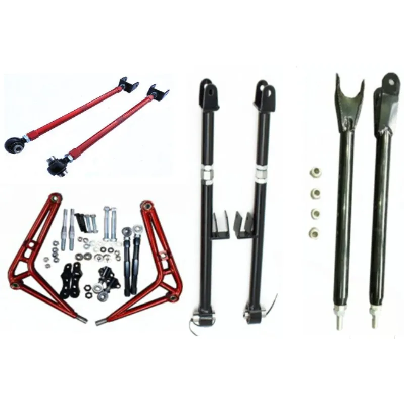 Modified for racing competition BMW E36 E46 front and lower swing arm large angle, rear beam angle adjustment tie rod
