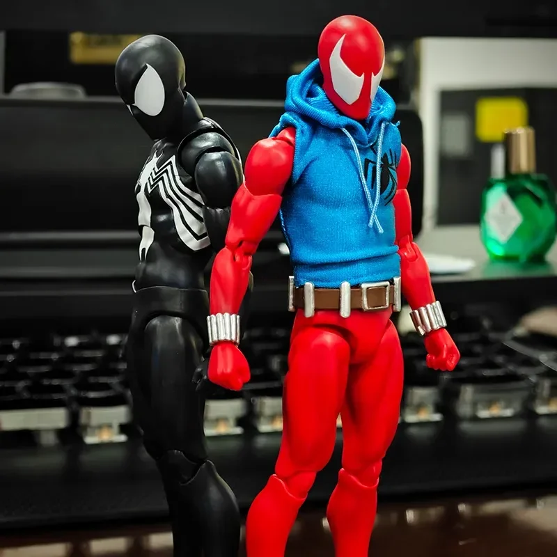 マーベルアクションフィギュア,マーベル,スパイダーマン,コミック,アニメモデル,人形,彫像,おもちゃ,ギフト,n.186,1/12